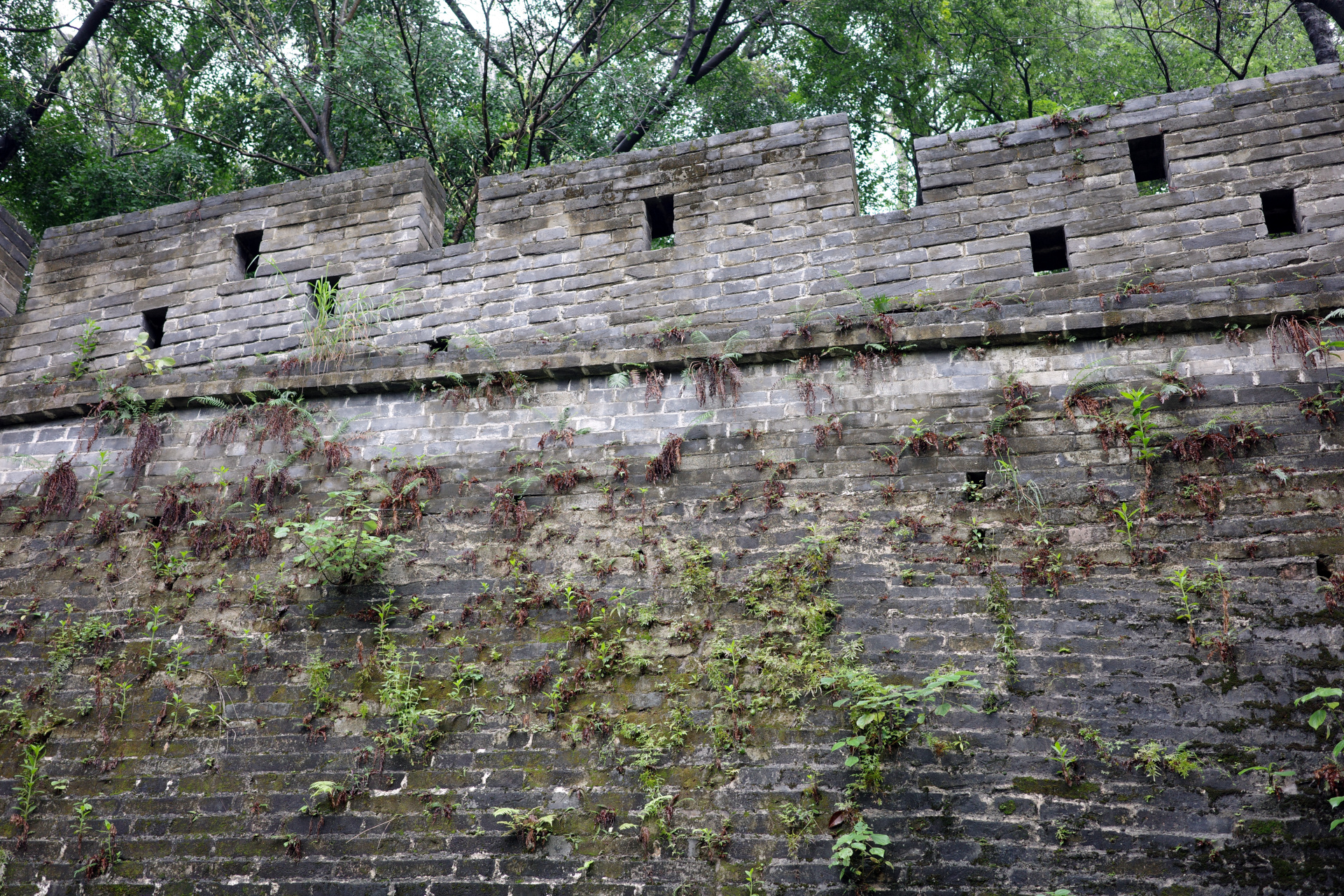An old wall built 500 years ago during the Ming Dynasty